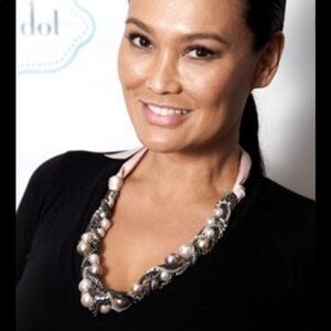 Stella & dot Colette silver pearl necklace